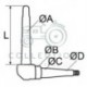 Fusee gauche Massey Ferguson Landini AGCO 964322M91