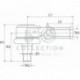 Rotule de verin Landini AGCO INT Harvester Massey Ferguson Case-IH IH3233186
