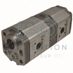 Pompe hydraulique double Deutz-Fahr Deutz (FR) Deutz (KHD) Massey Ferguson SDF Parts 1176451