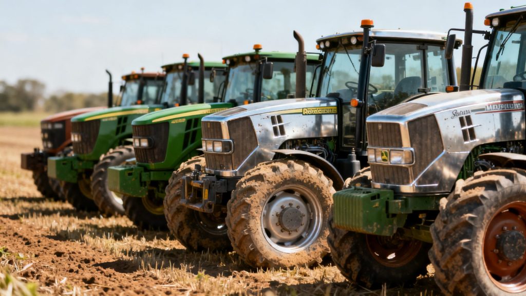 Comparer la fiabilité des marques de tracteurs sans aucun texte