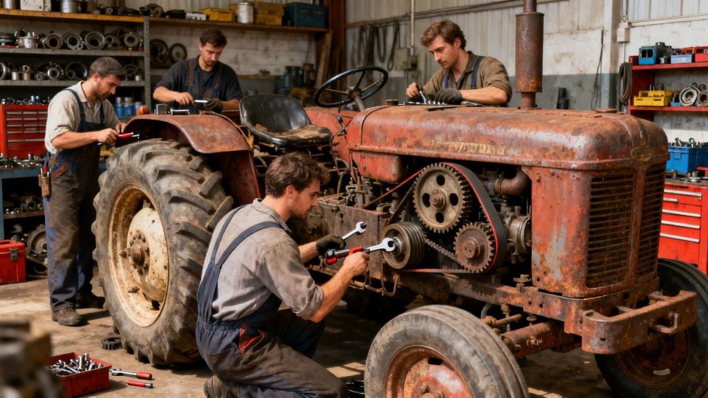 Mécaniciens des tracteurs anciens et machines agricoles : métiers et formations sans aucun texte