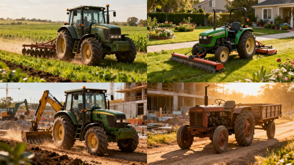 Qu'est-ce qu'un tracteur : définitions, types et usages sans aucun texte