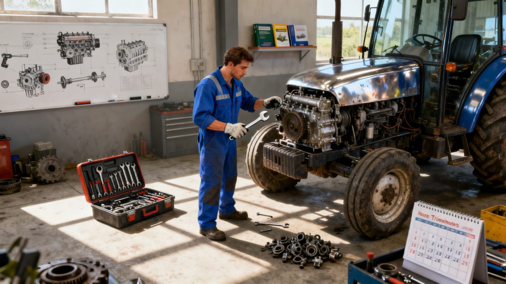 Salaire et perspectives du mécanicien agricole sans aucun texte