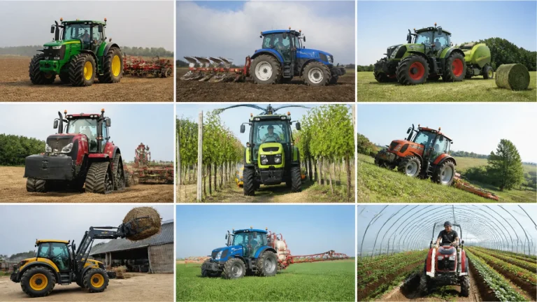 Les types de tracteurs agricoles et leurs usages