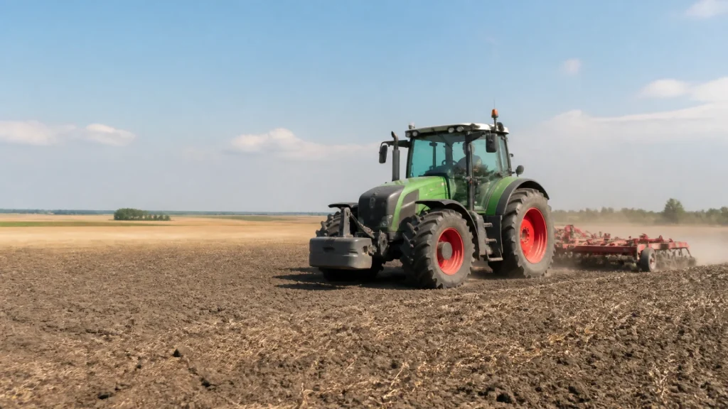 Quelle est la consommation moyenne de carburant d'un tracteur agricole ?